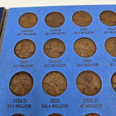 LOT 36:Big Penny Collection - Wheat Pennies and More