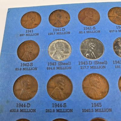 LOT 36:Big Penny Collection - Wheat Pennies and More