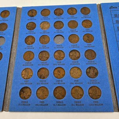 LOT 36:Big Penny Collection - Wheat Pennies and More