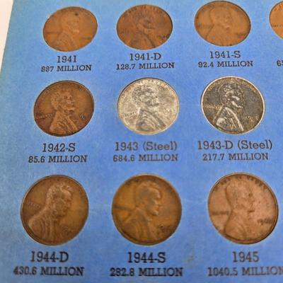 LOT 36:Big Penny Collection - Wheat Pennies and More