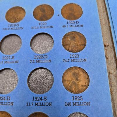 LOT 36:Big Penny Collection - Wheat Pennies and More