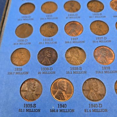 LOT 36:Big Penny Collection - Wheat Pennies and More