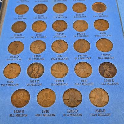 LOT 36:Big Penny Collection - Wheat Pennies and More