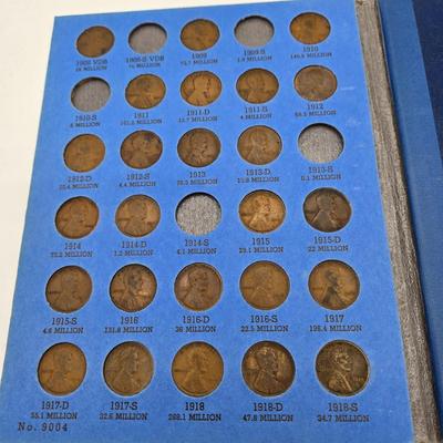 LOT 36:Big Penny Collection - Wheat Pennies and More