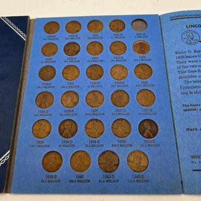 LOT 36:Big Penny Collection - Wheat Pennies and More