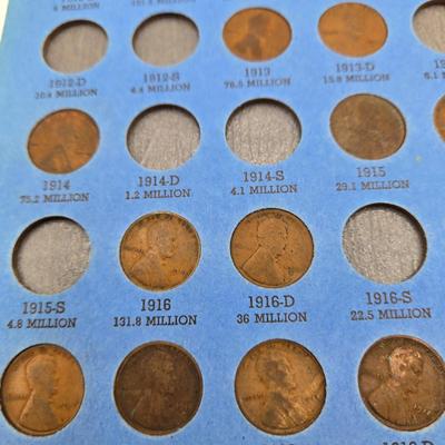 LOT 36:Big Penny Collection - Wheat Pennies and More