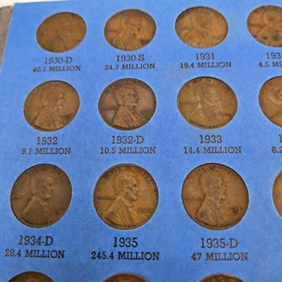 LOT 36:Big Penny Collection - Wheat Pennies and More