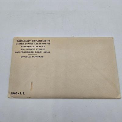 LOT 37: U.S. Mint Uncirculated Coin Sets 1968 (in Sealed Envelope), 1970, & 1972 and 1965 Special Mint Set