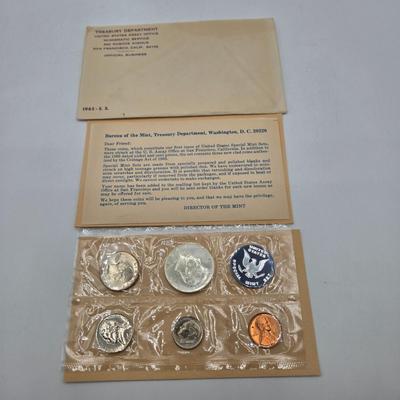 LOT 38: U.S. Mint Uncirculated Coins Sets from 1969, 1970, & 1973 and Special Mint Set 1965