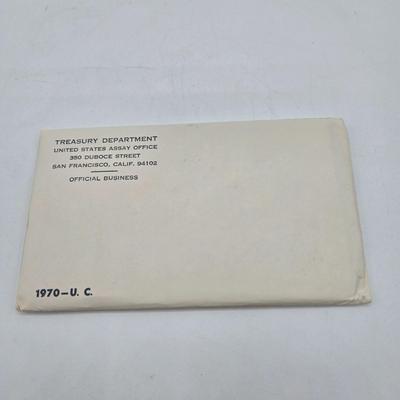 LOT 39: U.S. Mint Uncirculated Coin Sets from 1968 (in Sealed Envelope) , 1970, & 1973 and Special Mint Set from 1965
