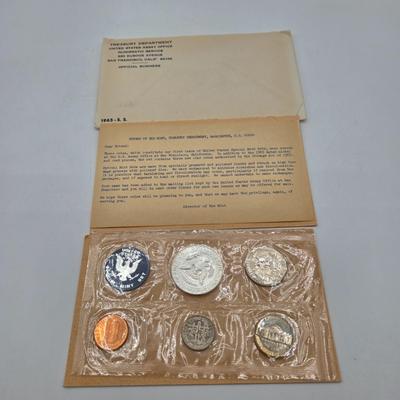 LOT 39: U.S. Mint Uncirculated Coin Sets from 1968 (in Sealed Envelope) , 1970, & 1973 and Special Mint Set from 1965