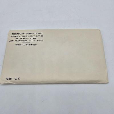 LOT 39: U.S. Mint Uncirculated Coin Sets from 1968 (in Sealed Envelope) , 1970, & 1973 and Special Mint Set from 1965