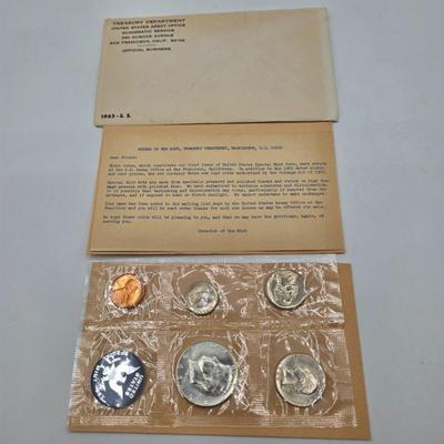 LOT 40: U.S. Mint Uncirculated Coin Sets from 1969, 1972, & 1975, and Special Mint Set from 1965