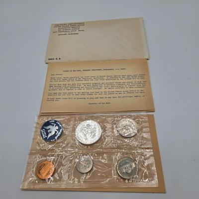 LOT 40: U.S. Mint Uncirculated Coin Sets from 1969, 1972, & 1975, and Special Mint Set from 1965