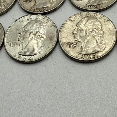 LOT 45: 90% Silver Quarters (40)