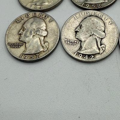 LOT 46: 90% Silver Quarters (40)