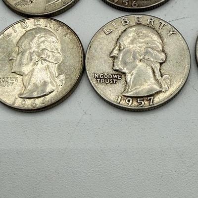 LOT 47: 90% Silver Quarters (40)