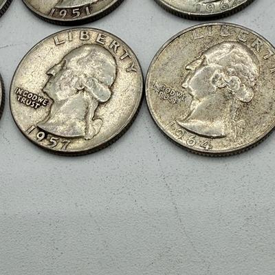 LOT 47: 90% Silver Quarters (40)