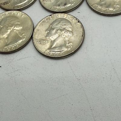 LOT 53: 90% Silver Quarters (37)