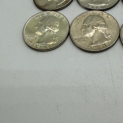 LOT 53: 90% Silver Quarters (37)