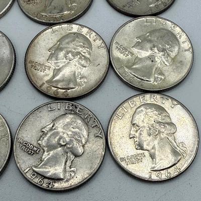 LOT 53: 90% Silver Quarters (37)