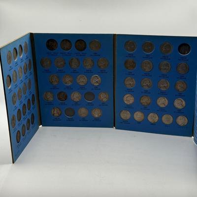 LOT 54: 4 Jefferson Nickel Collection Booklets (Incomplete) (3 Booklets: Starting 1938, 1 Booklet 1938-1961 Number One)