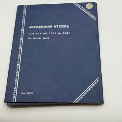 LOT 54: 4 Jefferson Nickel Collection Booklets (Incomplete) (3 Booklets: Starting 1938, 1 Booklet 1938-1961 Number One)