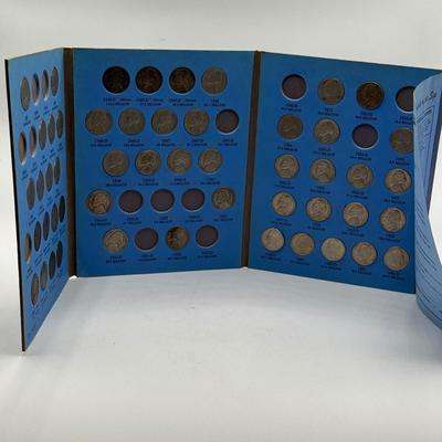 LOT 54: 4 Jefferson Nickel Collection Booklets (Incomplete) (3 Booklets: Starting 1938, 1 Booklet 1938-1961 Number One)