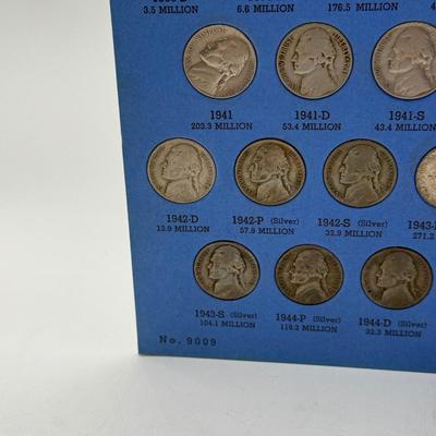 LOT 54: 4 Jefferson Nickel Collection Booklets (Incomplete) (3 Booklets: Starting 1938, 1 Booklet 1938-1961 Number One)