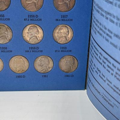 LOT 54: 4 Jefferson Nickel Collection Booklets (Incomplete) (3 Booklets: Starting 1938, 1 Booklet 1938-1961 Number One)