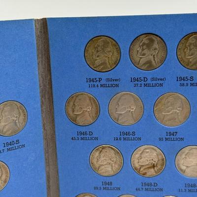LOT 54: 4 Jefferson Nickel Collection Booklets (Incomplete) (3 Booklets: Starting 1938, 1 Booklet 1938-1961 Number One)