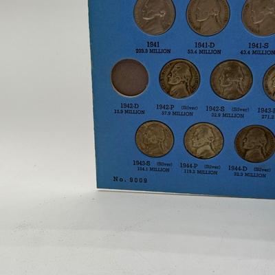 LOT 54: 4 Jefferson Nickel Collection Booklets (Incomplete) (3 Booklets: Starting 1938, 1 Booklet 1938-1961 Number One)