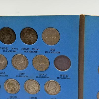 LOT 54: 4 Jefferson Nickel Collection Booklets (Incomplete) (3 Booklets: Starting 1938, 1 Booklet 1938-1961 Number One)