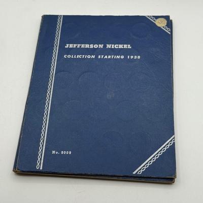LOT 54: 4 Jefferson Nickel Collection Booklets (Incomplete) (3 Booklets: Starting 1938, 1 Booklet 1938-1961 Number One)