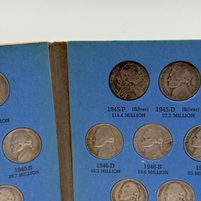 LOT 54: 4 Jefferson Nickel Collection Booklets (Incomplete) (3 Booklets: Starting 1938, 1 Booklet 1938-1961 Number One)