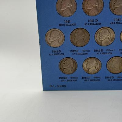 LOT 54: 4 Jefferson Nickel Collection Booklets (Incomplete) (3 Booklets: Starting 1938, 1 Booklet 1938-1961 Number One)