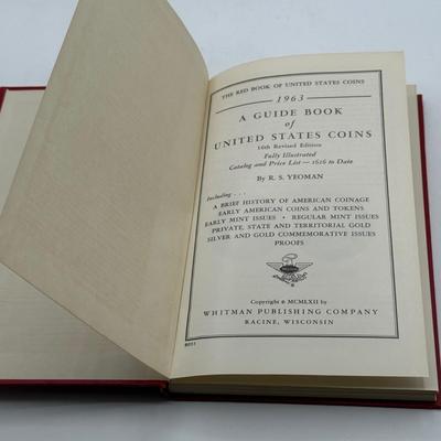 LOT 57: Collection of Empty Coin Booklets and Coin Collecting Guide Books