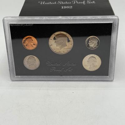 LOT 58: Collection of U.S. Proof Sets (1975, 1976, 1977, 1979, 1981, 1982, 1983)