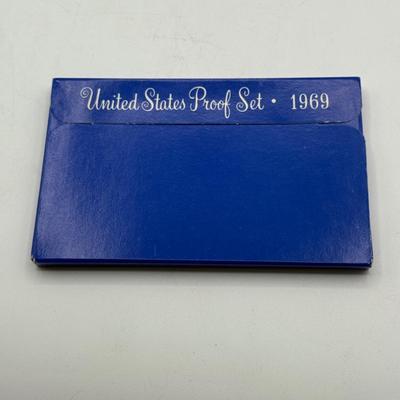 LOT 59: Five 1969 U.S. Proof Sets
