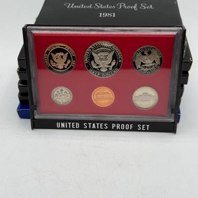 LOT 65: U.S. Proof Sets (1975, 1976, 1977, 1979, 1981, 1982, 1983)