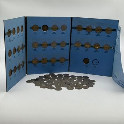 LOT 75: Liberty Head Nickel Collection Booklet (Incomplete) & Assortment of Liberty Head Nickels Not in Booklet