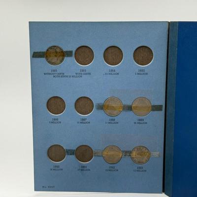 LOT 75: Liberty Head Nickel Collection Booklet (Incomplete) & Assortment of Liberty Head Nickels Not in Booklet
