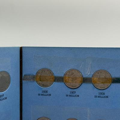 LOT 75: Liberty Head Nickel Collection Booklet (Incomplete) & Assortment of Liberty Head Nickels Not in Booklet