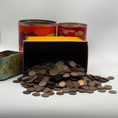 LOT 80: Big Collection of Mixed Pennies