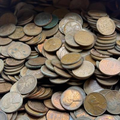 LOT 80: Big Collection of Mixed Pennies
