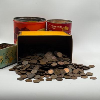 LOT 80: Big Collection of Mixed Pennies