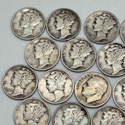 LOT 82: Silver Mercury Dimes (50)