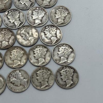 LOT 83: Silver Mercury Dimes (50)