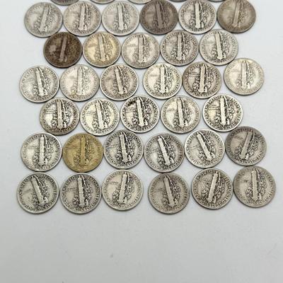 LOT 84: Silver Mercury Dimes (50)