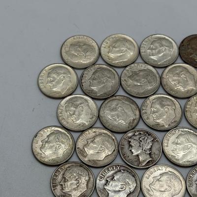 LOT 88: 90% Silver Roosevelt Dimes (50)